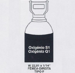 Oxigenio Industrial S1 B50 = 10,6 m3